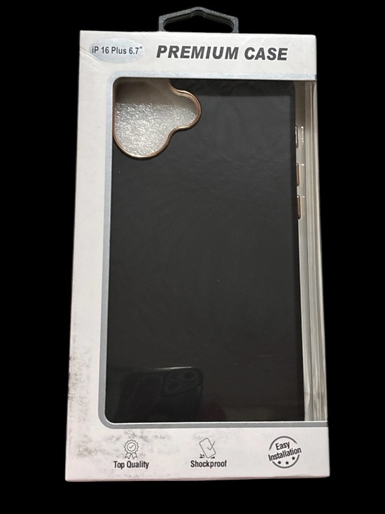 Other - Premium Matte Black Phone Case for iP 16 Plus 6.7"